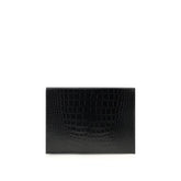 Tom Ford Black Leather Clutch Bag